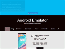 Tablet Screenshot of androidemulator.org