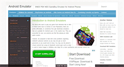 Desktop Screenshot of androidemulator.com